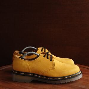 Dr. Martens Oxfords Unisex SZ W7 M6 Yellow 1461 Iced II Leather Academia Preppy